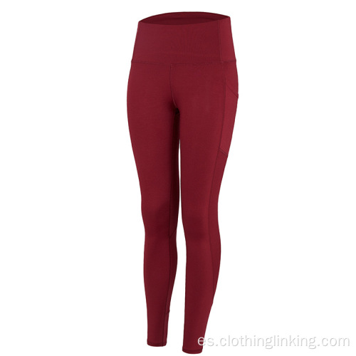 Pantalón de entrenamiento de yoga de cintura alta para mujer